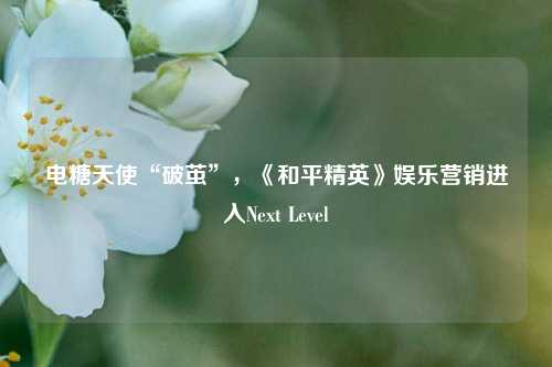 电糖天使“破茧”，《和平精英》娱乐营销进入Next Level