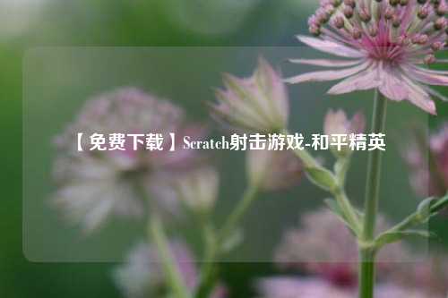 【免费下载】Scratch射击游戏-和平精英